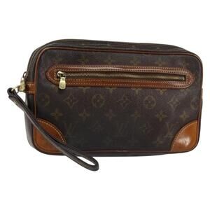 LOUIS VUITTON Monogram Marly Dragonne GM Clutch Bag M51825 LV Auth ar13824